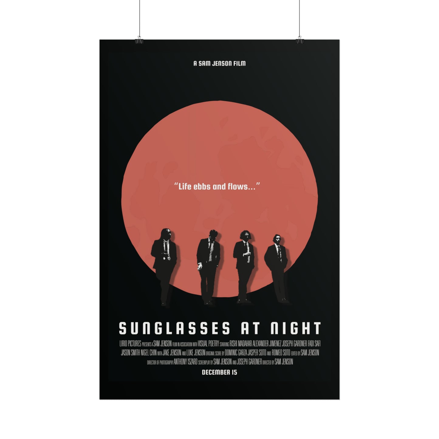 Sunglasses at Night Poster