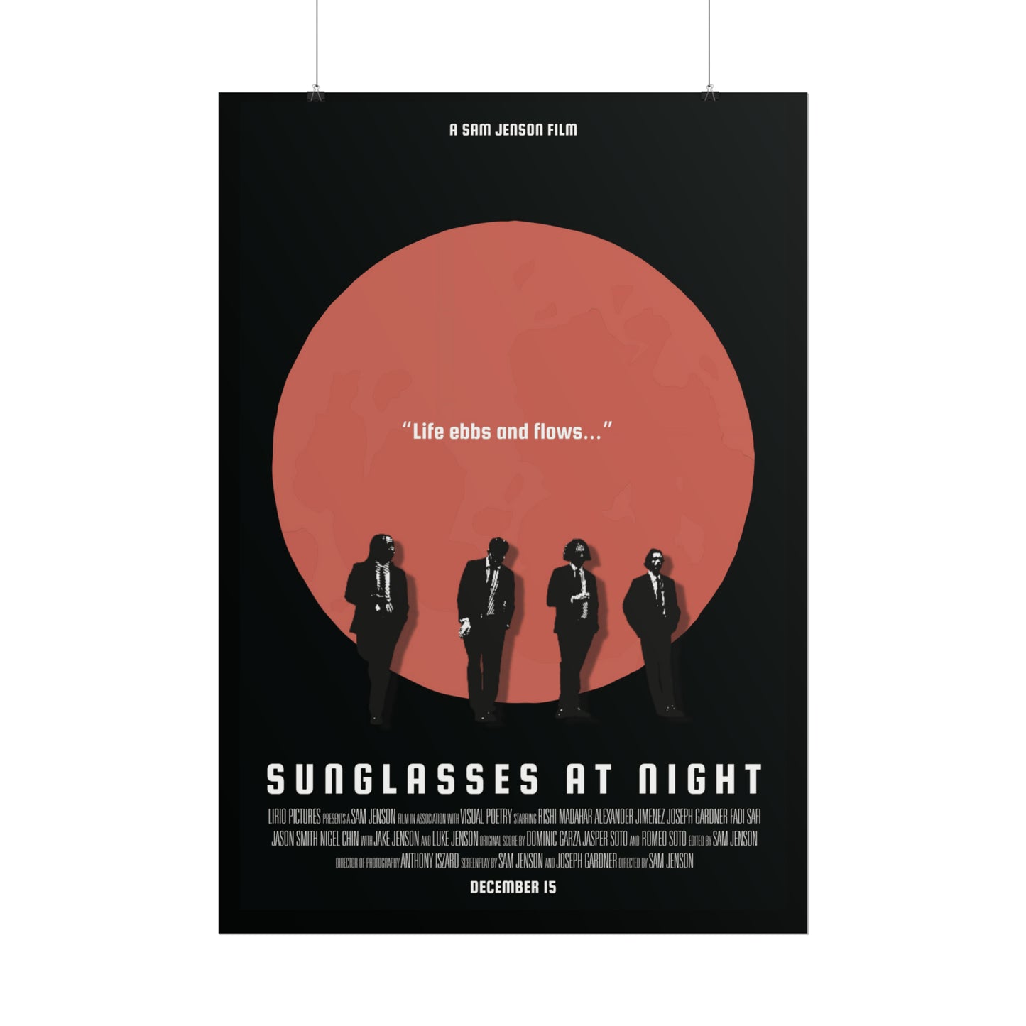 Sunglasses at Night Poster